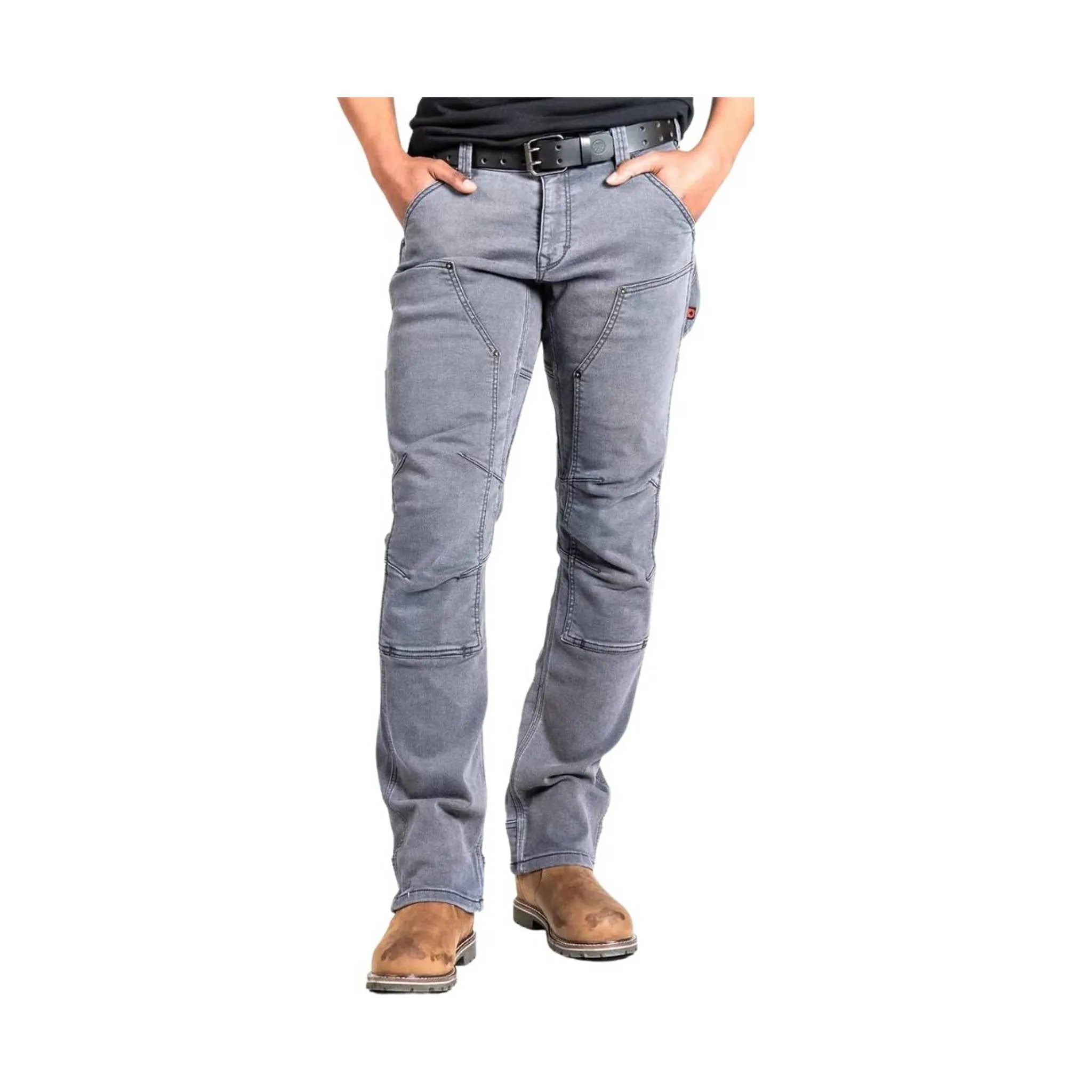 Dovetail Women's Britt Utility Pant - Grey Thermal Denim