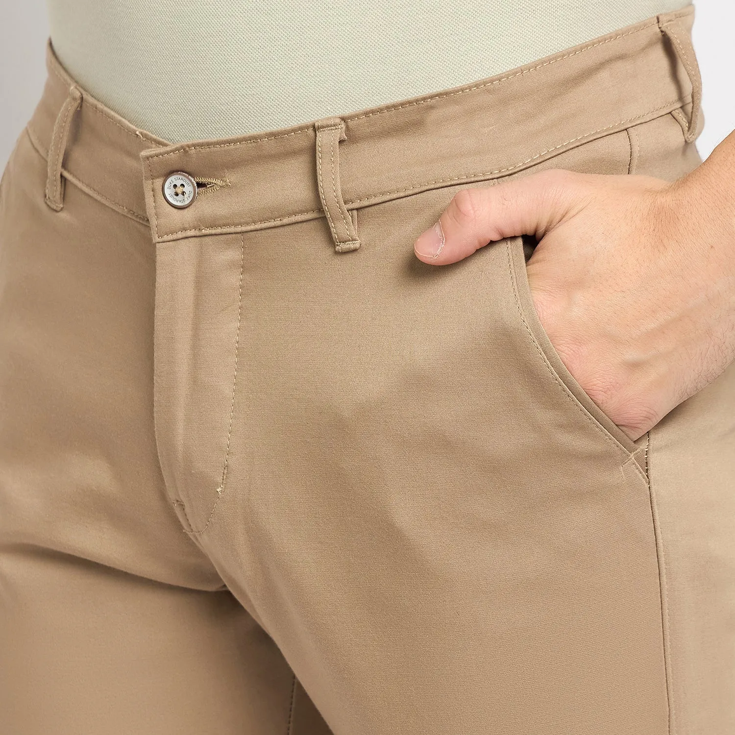 Duke Stardust Men Flatfront Narrowfit Chinos Trousers (SDT4585)