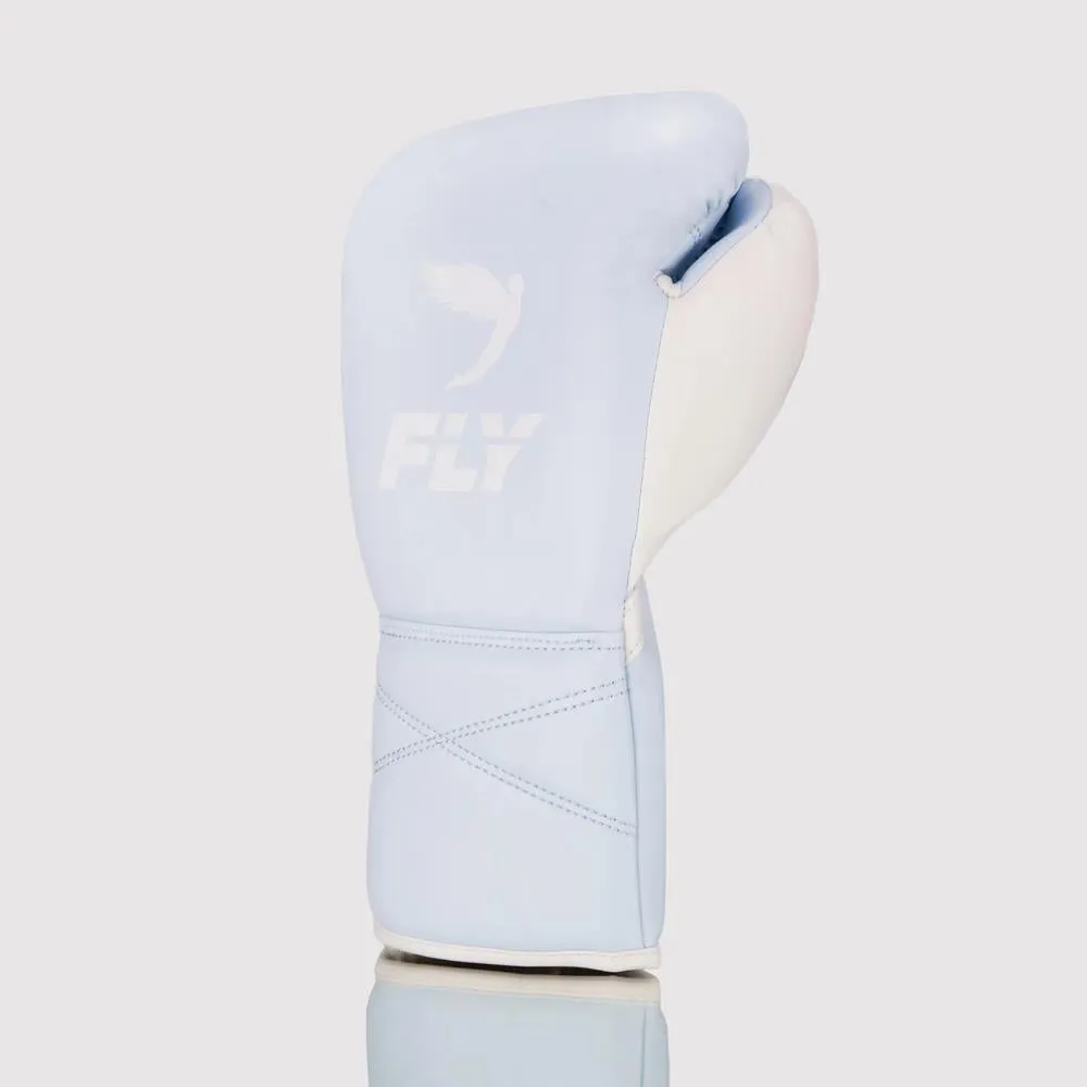 Fly Superlace X Boxing Gloves - Sky Blue