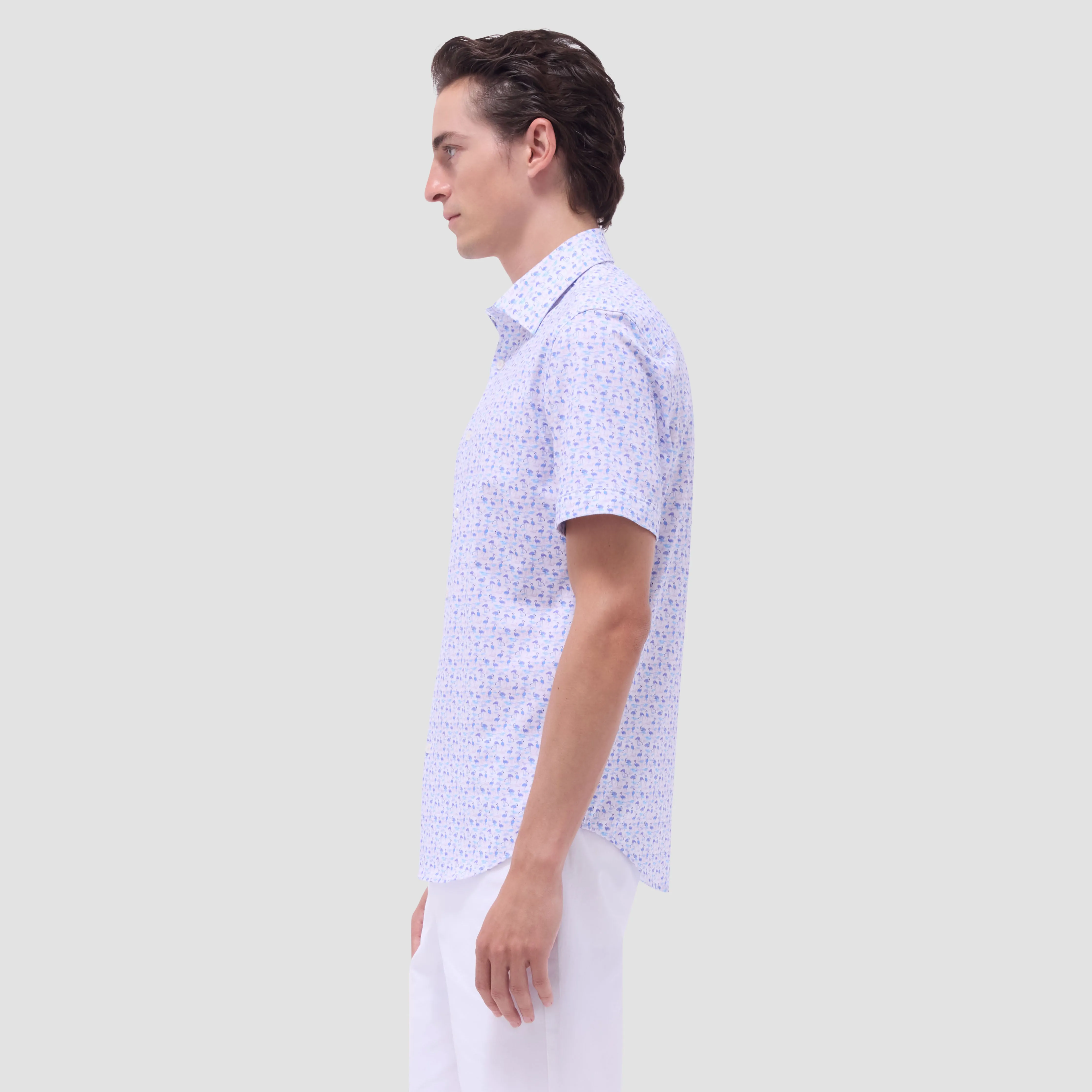 Miles Flamingo OoohCotton Short-Sleeve Shirt