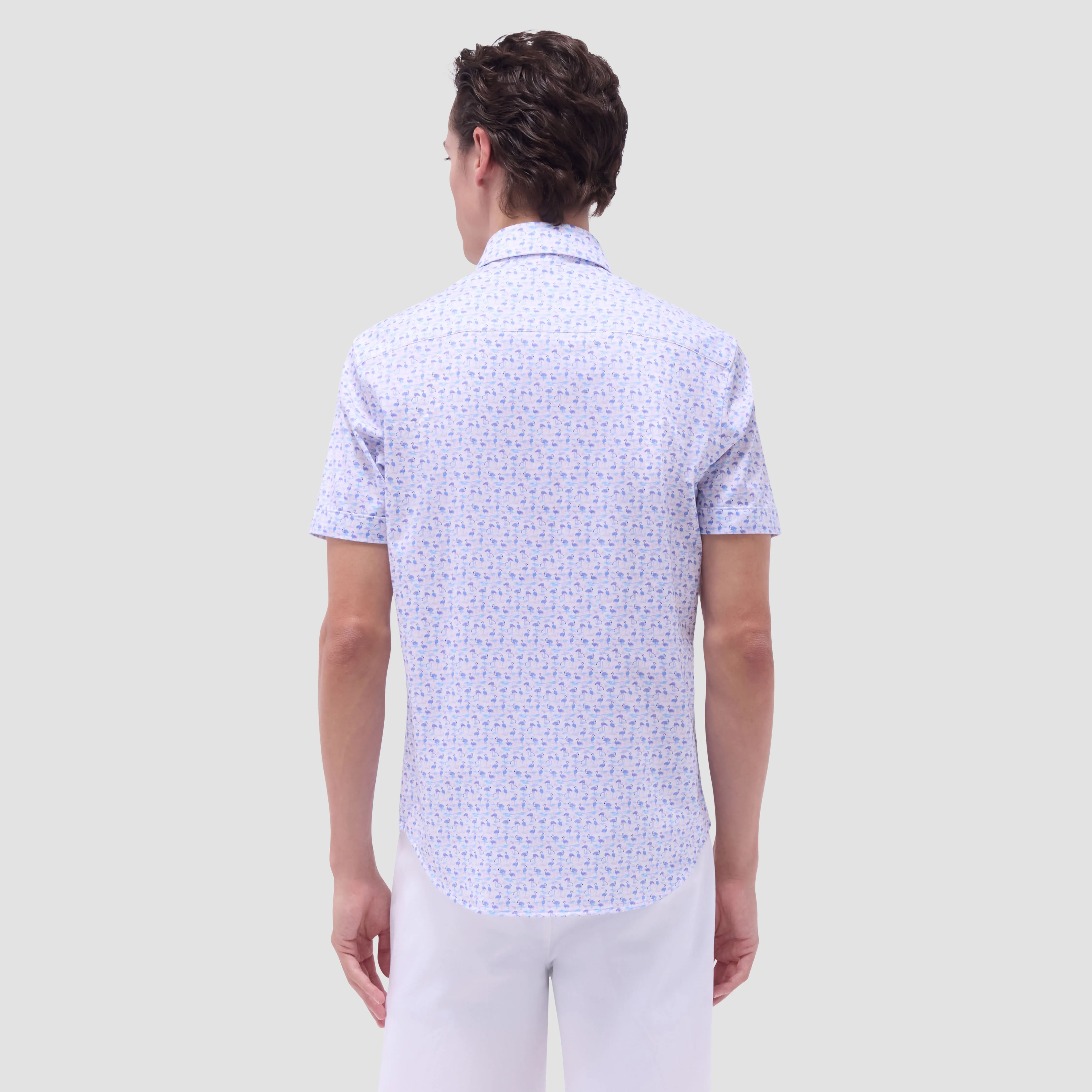 Miles Flamingo OoohCotton Short-Sleeve Shirt