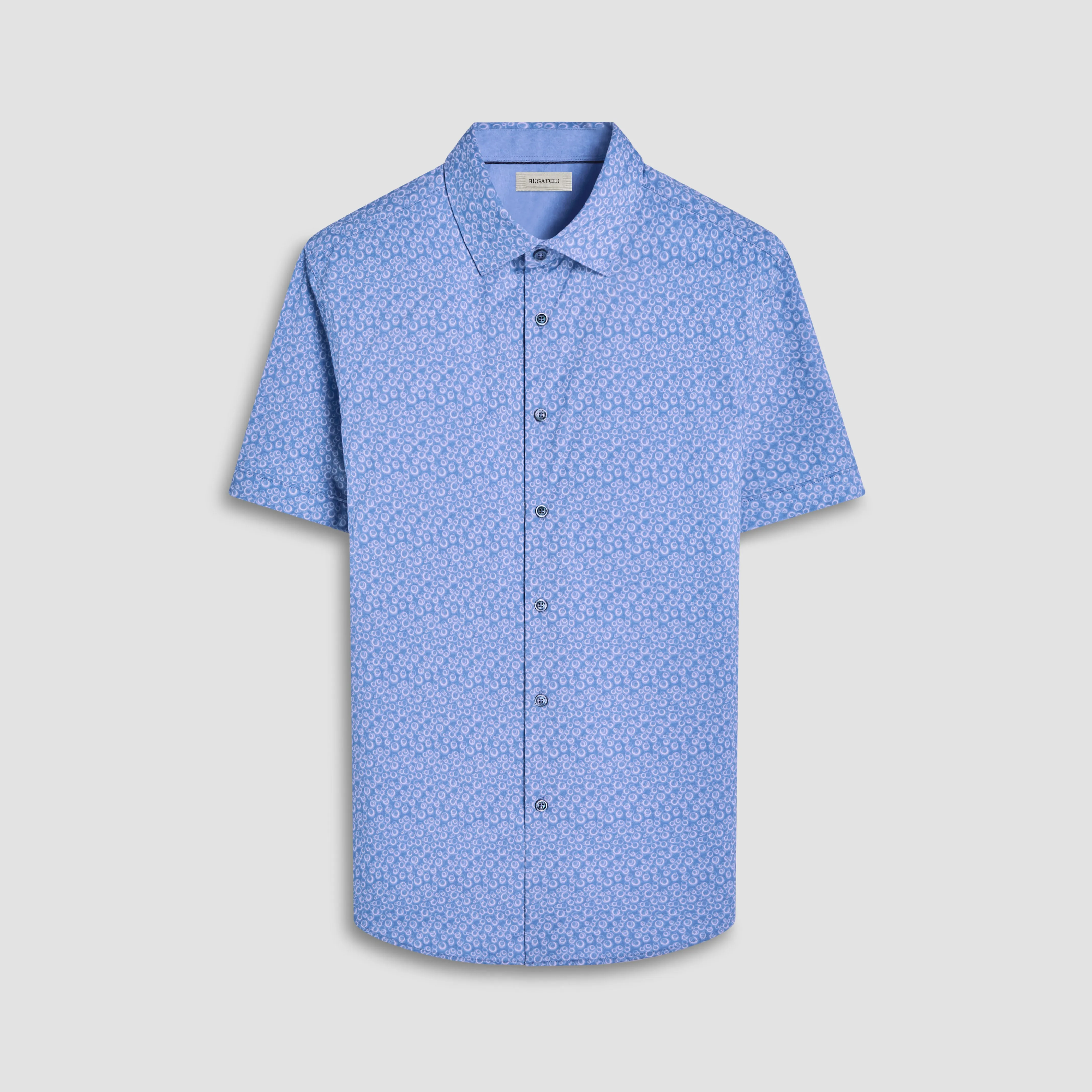 Myron Double-Sided Geometric & Solid OoohCotton Short-Sleeve Shirt