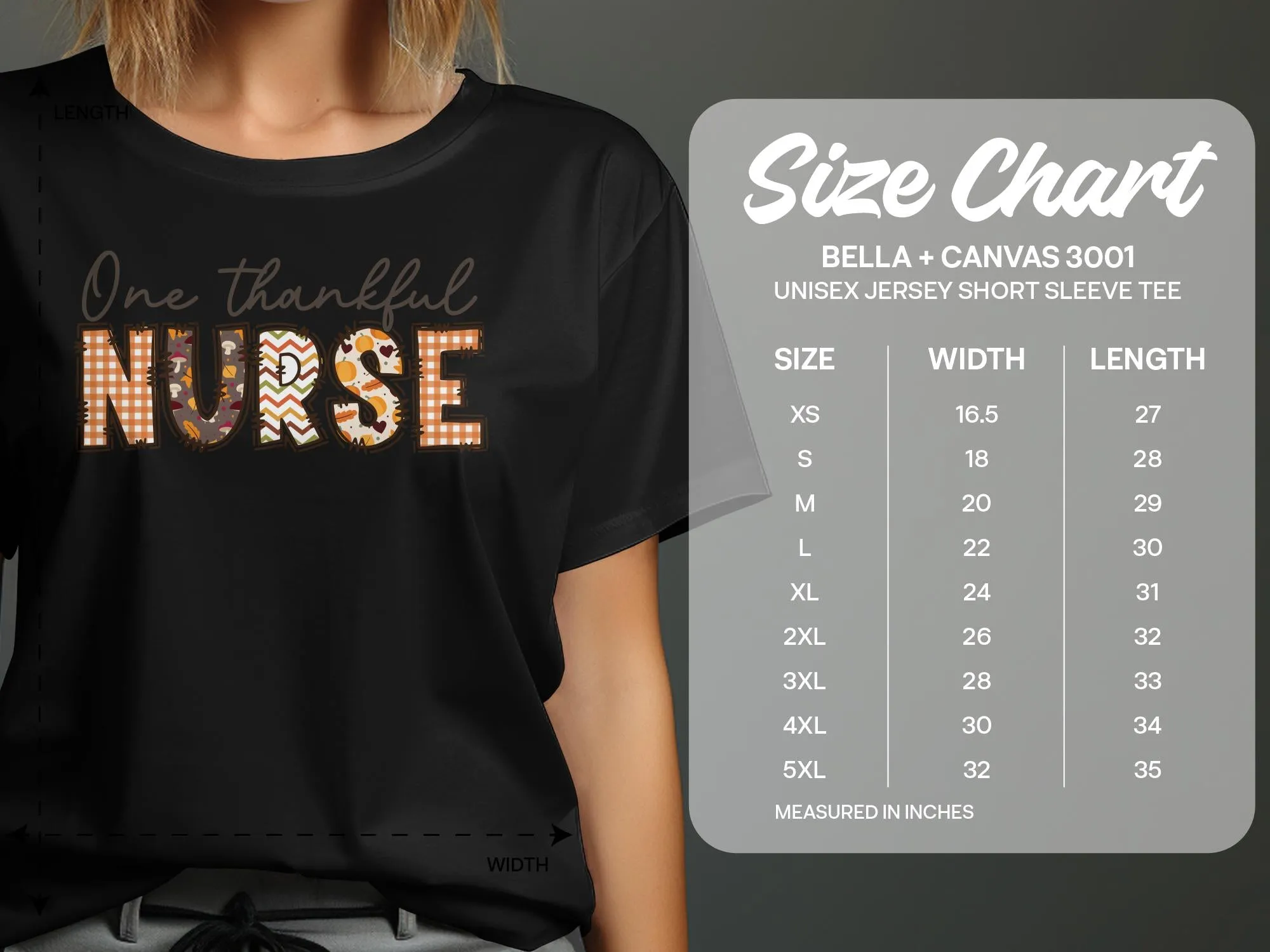 One Thankful Nurse Shirt,Tank, Sweatshirt and Matching Family Shirts. Perfect for a Fall, Autumn or Thanksgiving Gift