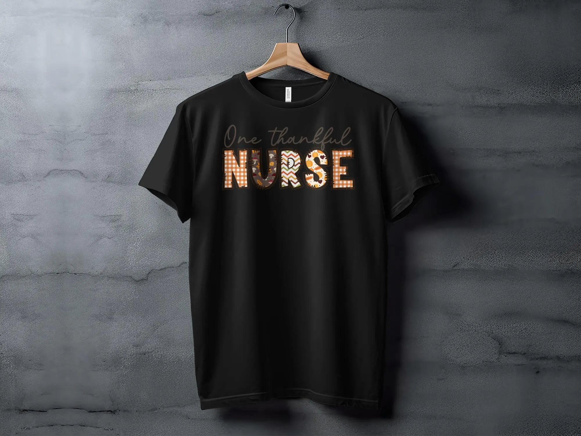 One Thankful Nurse Shirt,Tank, Sweatshirt and Matching Family Shirts. Perfect for a Fall, Autumn or Thanksgiving Gift
