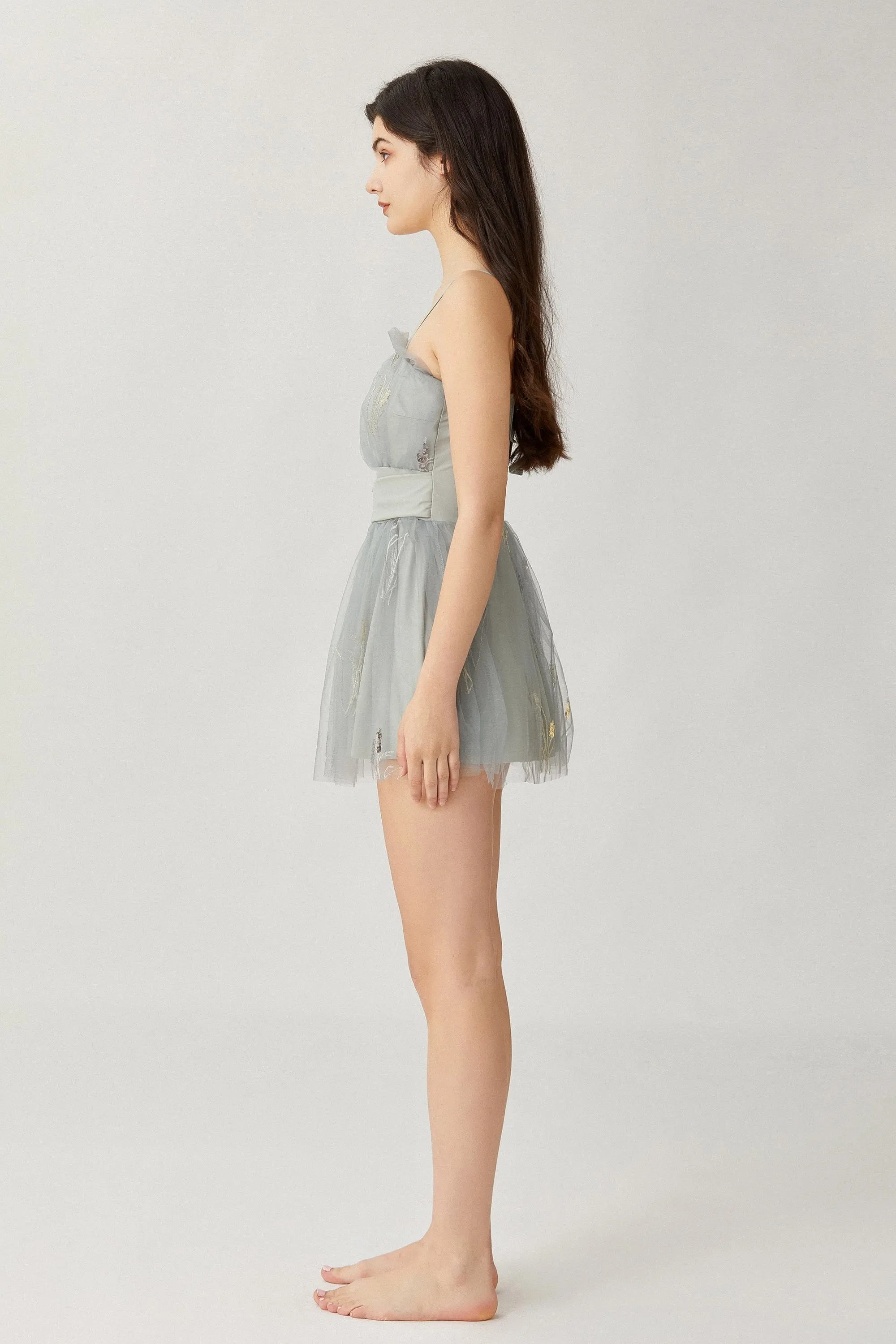 Sylphide | Valerie Lace Belt One-Piece Swimsuit