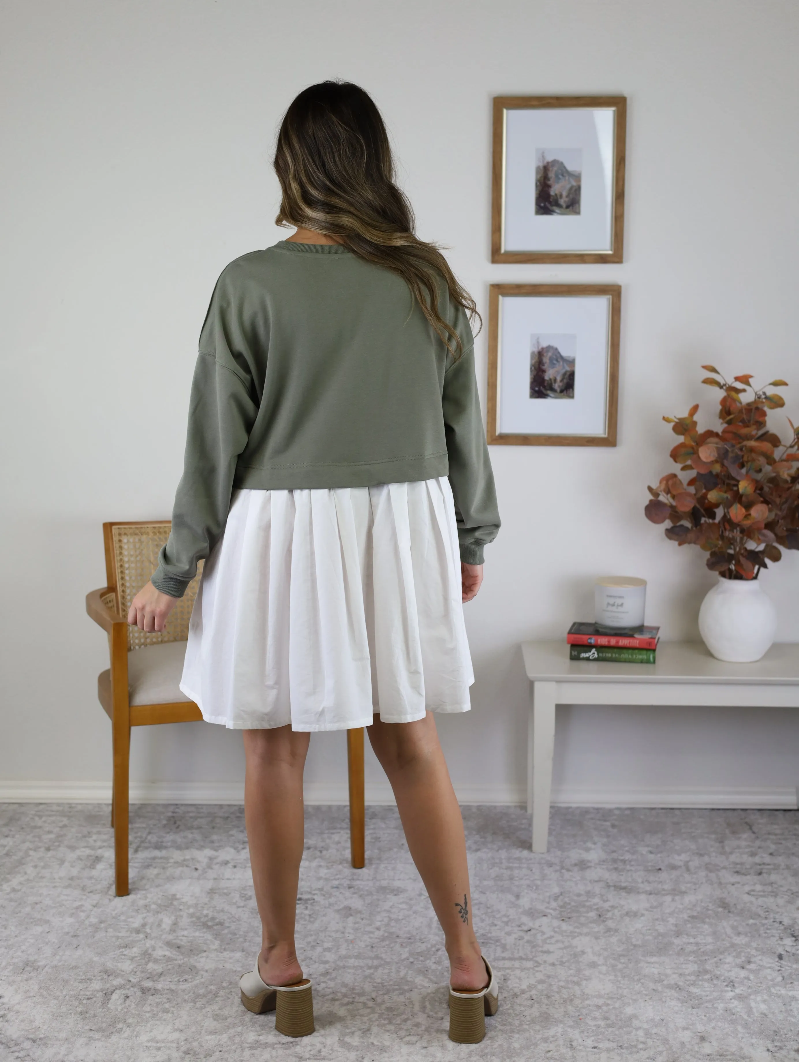 Taylor Pleated Skirt Dress - Sale