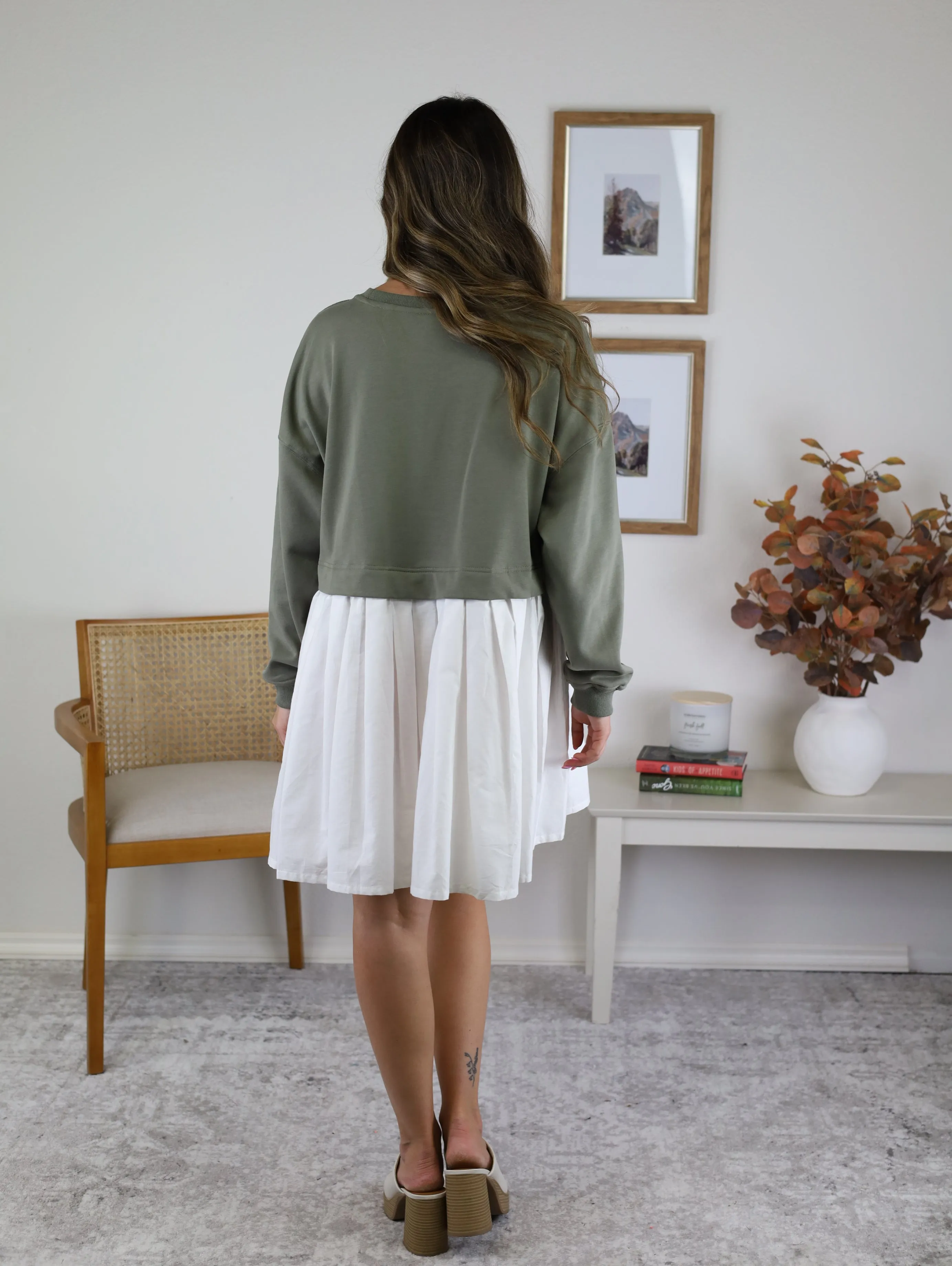 Taylor Pleated Skirt Dress - Sale