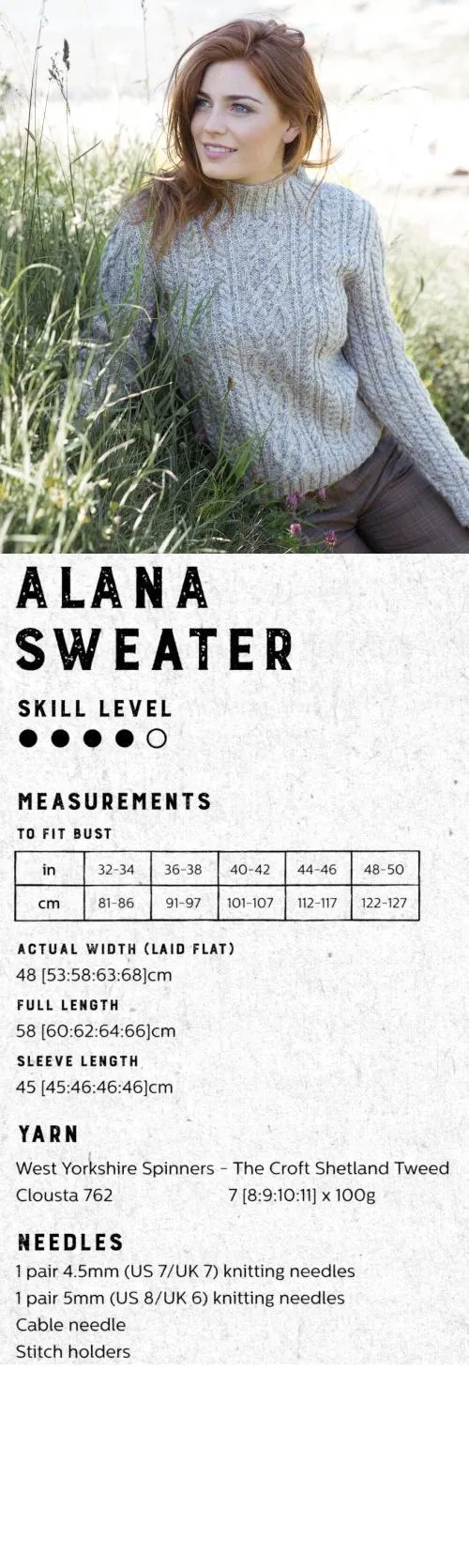 The Croft Aran - 100% Shetland Tweed
