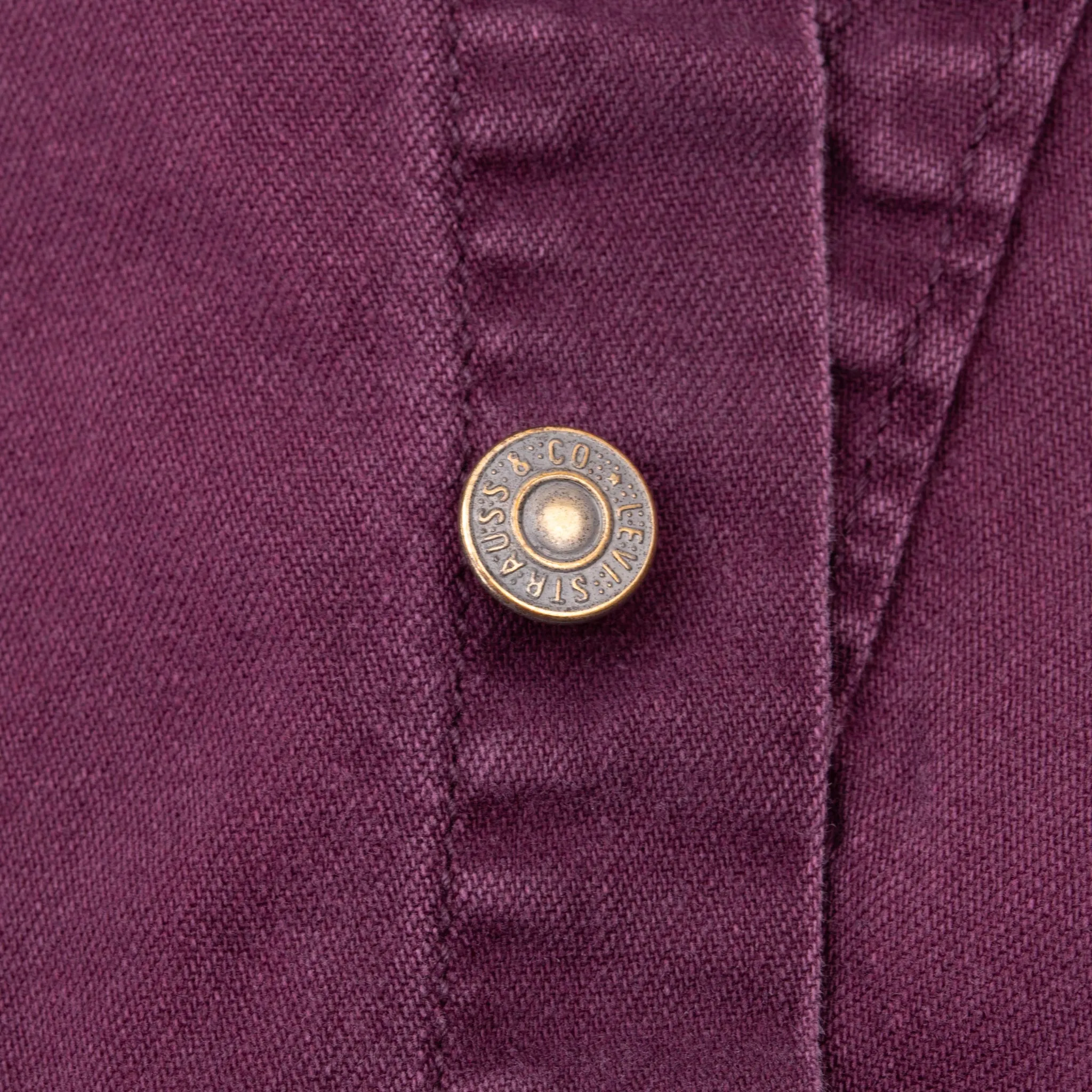 VINTAGE LEVIS POCKET PURPLE DENIM SHIRT 1990S XL
